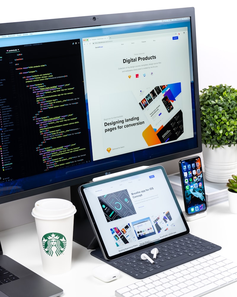 Web design interface